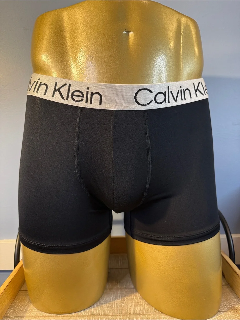 Calvin Klein Black Performance Boxer Briefs Medium